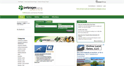 Desktop Screenshot of petpages.com.au